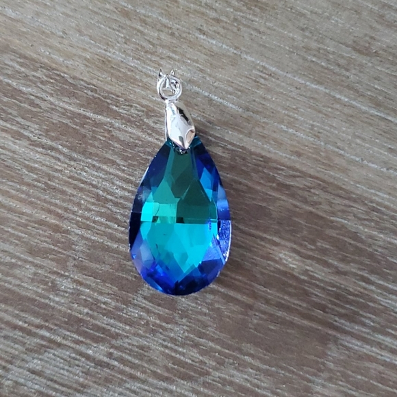 Handmade Crystal Earrings 925 Hooks- Choose Color - Picture 5 of 10